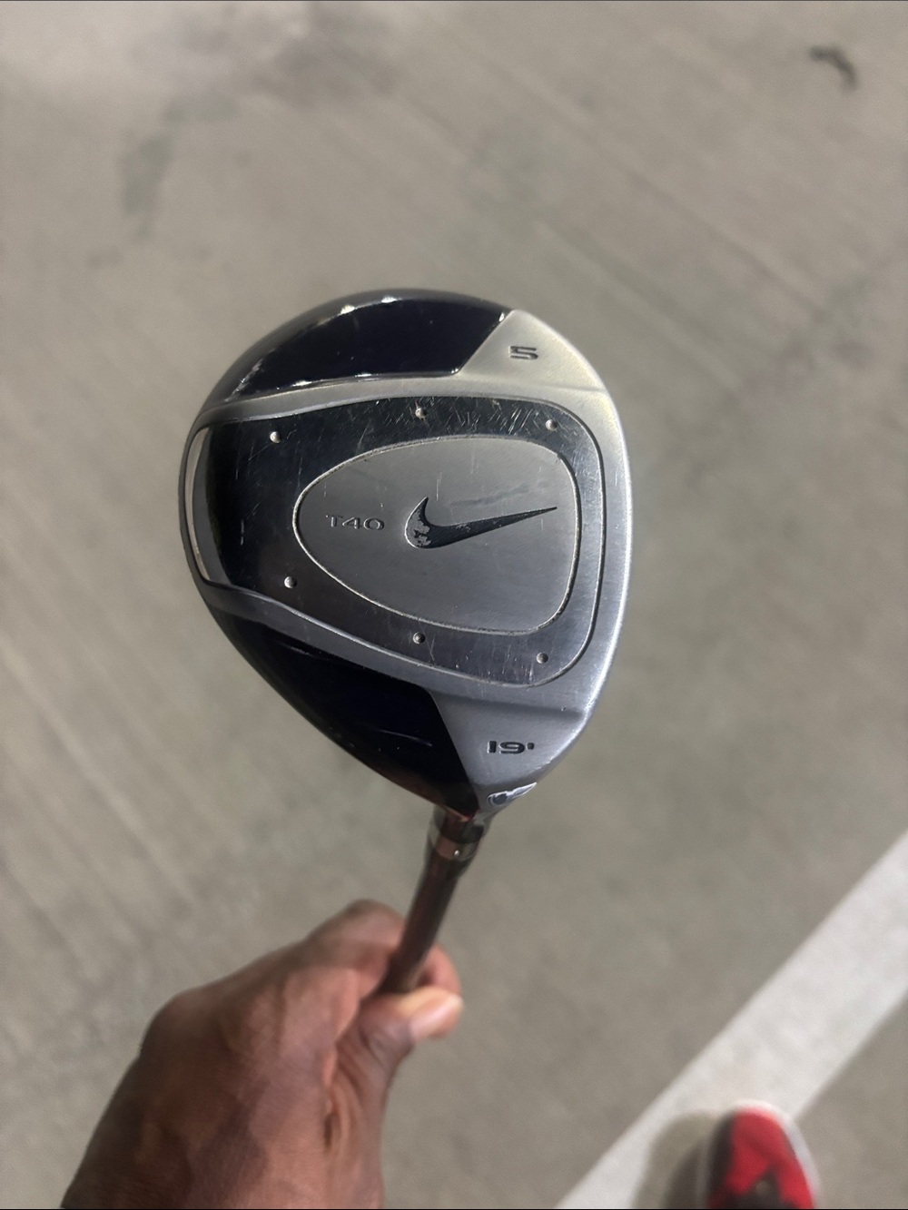 Nike 19° 5 wood Golf Club - Blue and Silver